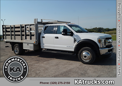Used 2018 Ford F-550 Crew Cab 4x4 12' Stake Bed with Liftgate for sale #B39788 - photo 1