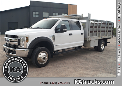 Used 2018 Ford F-550 Crew Cab 4x4 12' Stake Bed with Liftgate for sale #B39789 - photo 1