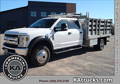Used 2018 Ford F-550 Crew Cab 4x4 12' Stake Bed with Liftgate for sale #B39790 - photo 1