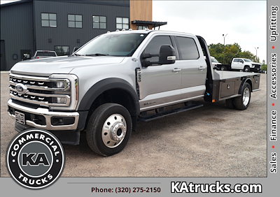 Used 2024 Ford F-550 Crew Cab Steel Flatbed Truck for sale #C00853 - photo 1