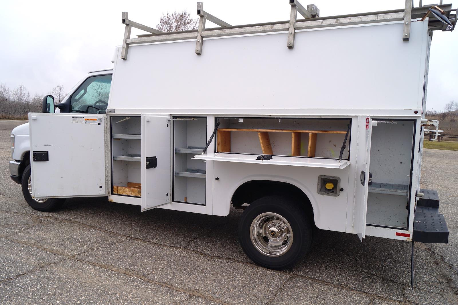 Enclosed Service Body Knapheide Kuv Ladder Rack Knapheide Service