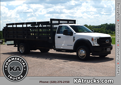 Used 2020 Ford F-450 Regular Cab 4x4 16' Stake Bed with Liftgate for sale #C44808 - photo 1