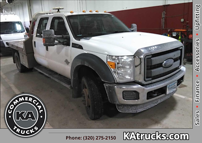 Used 2016 Ford F-550 Crew Cab Aluminum Flatbed Truck for sale #C52984 - photo 1