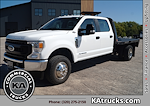Used 2022 Ford F-350 Crew Cab Steel Flatbed Truck for sale #C67480 - photo 1