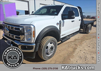Used 2024 Ford F-550 Crew Cab Steel Flatbed Truck for sale #C75013 - photo 1