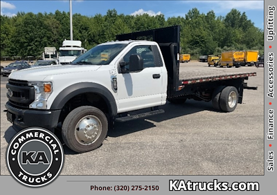 Used 2021 Ford F-550 XL Regular Cab 4x4 14' Flatbed Truck for sale #C77112 - photo 1