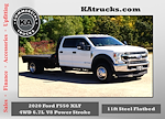 Used 2020 Ford F-550 XLT Crew Cab 4x4 CM Truck Beds Flatbed Truck for sale #D04767 - photo 1