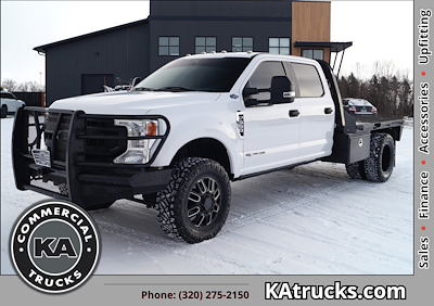 Used 2020 Ford F-350 Crew Cab Flatbed Truck for sale #D13259 - photo 1