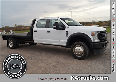 Used 2022 Ford F-550 Crew Cab Steel Flatbed Truck for sale #E70420 - photo 1