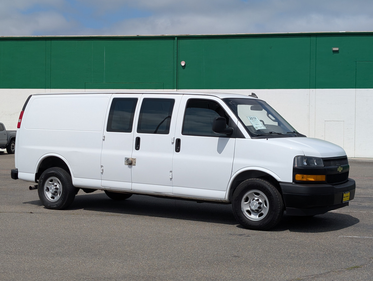 Extended Cargo Chevy Express 2500 Cargo Van For Sale Chevy Express