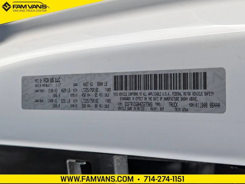 Used 2017 Ram ProMaster 2500 - photo 24