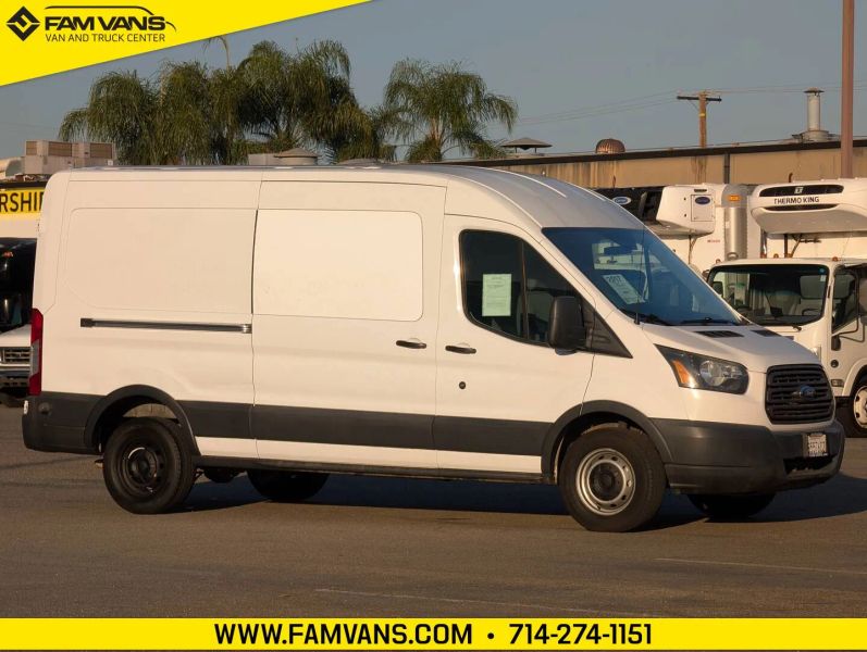 Used 2017 Ford Transit 250 Medium Roof Empty Cargo Van - photo 1
