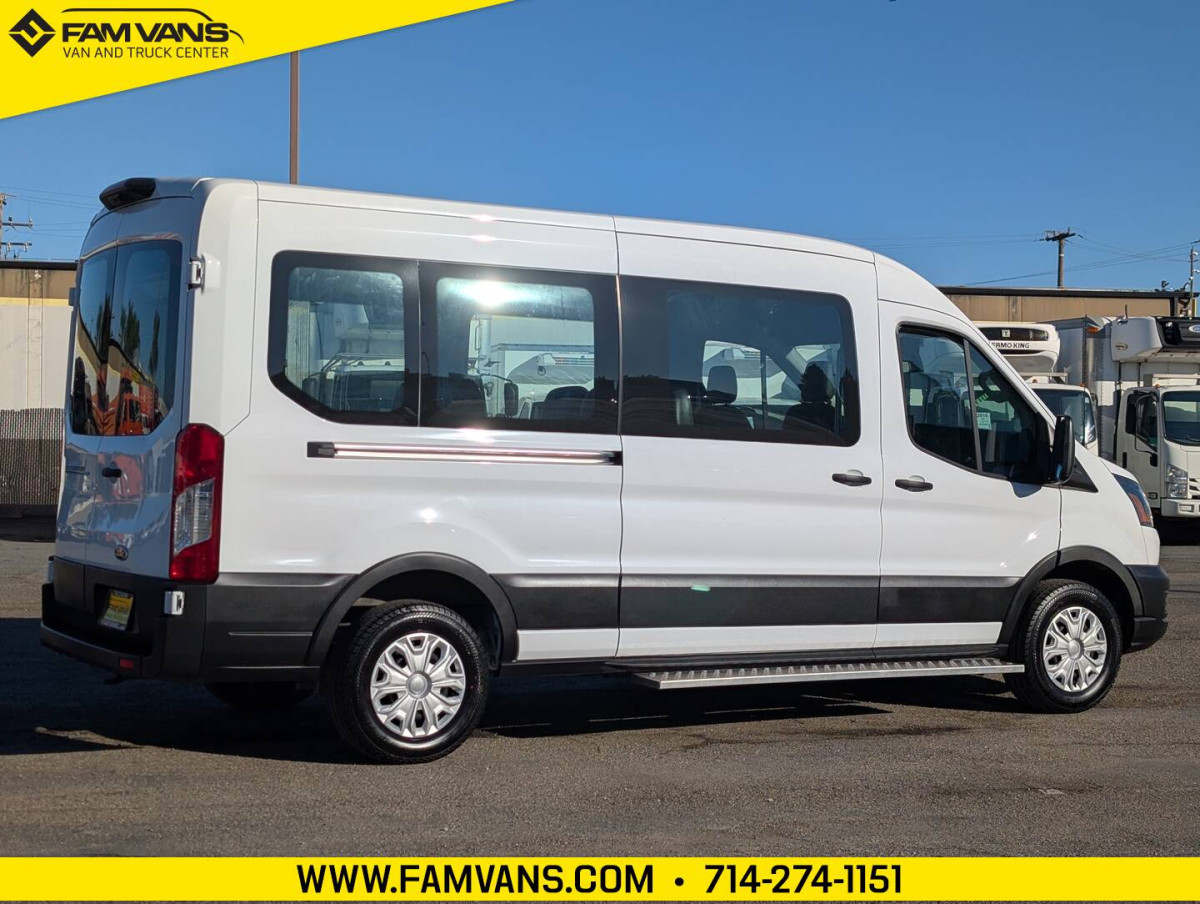 Used 2023 Ford E-Transit 350 Medium Roof Empty Cargo Van - photo 2