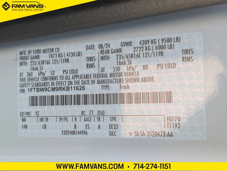 Used 2024 Ford E-Transit 350 - photo 23