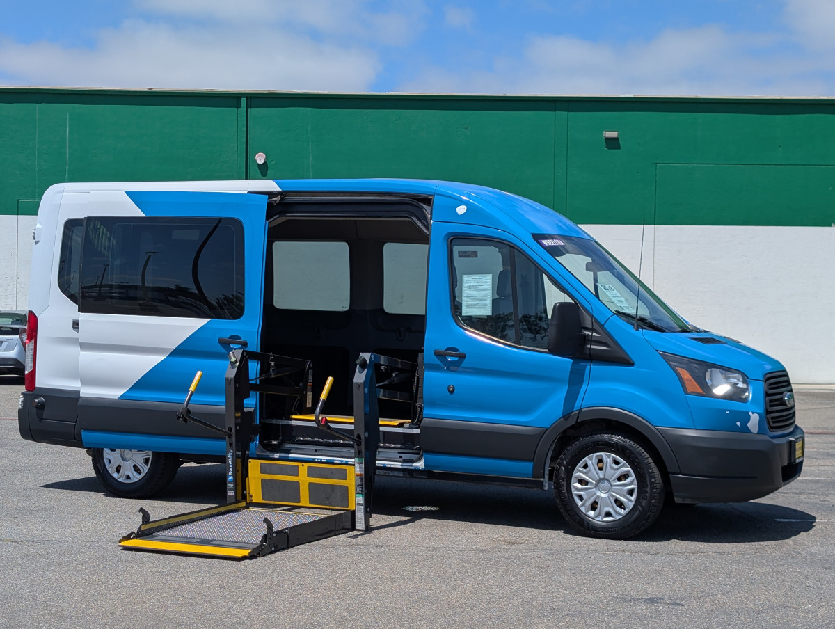 Transit Passenger Van Blue Ford Transit For Sale Used 2018 Ford