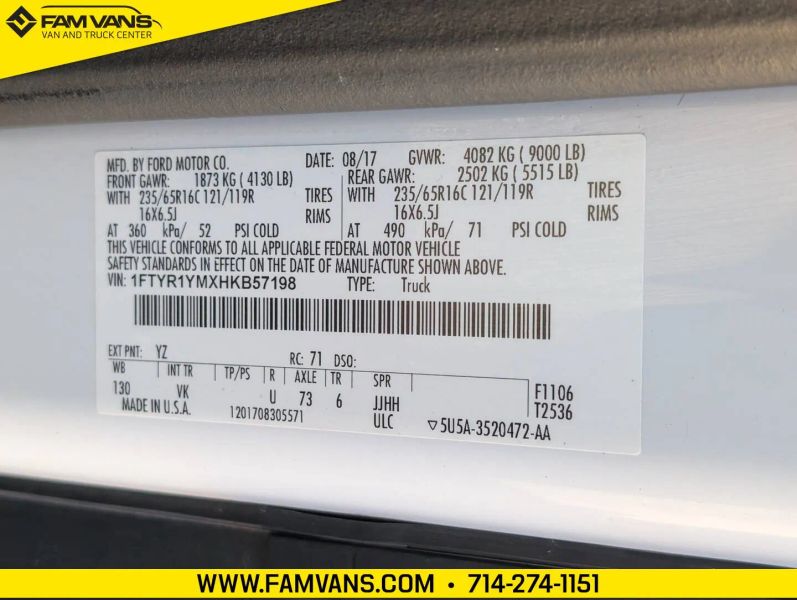 Used 2017 Ford Transit 250 - photo 26