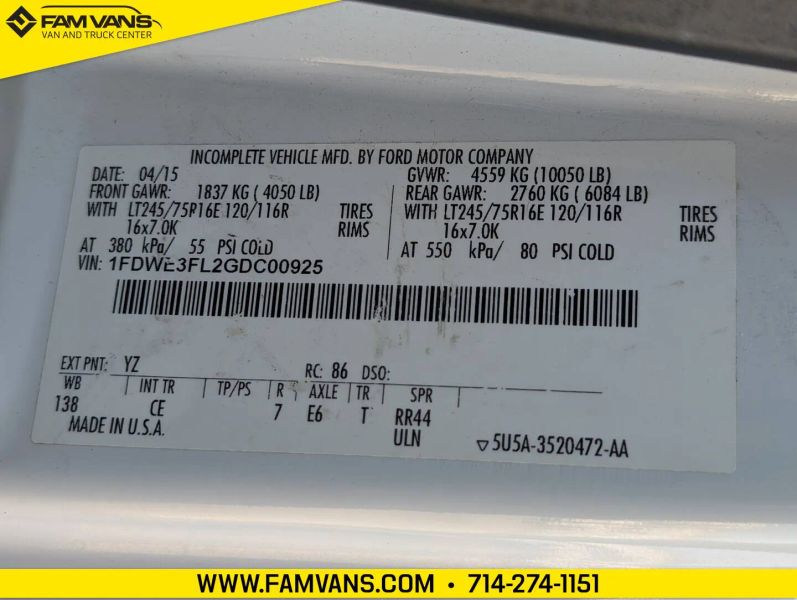 Used 2016 Ford E-350 - photo 26