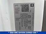 2022 GMC Savana 2500 4x2 Empty Cargo Van for sale #CJ2827 - photo 26