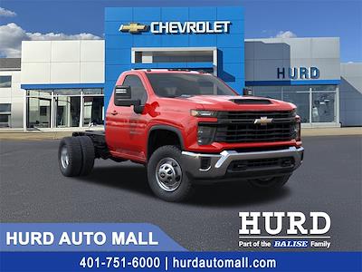 New 2025 Chevrolet Silverado 3500 Work Truck Regular Cab 4x4 60 CA Cab Chassis for sale #JC3644 - photo 1