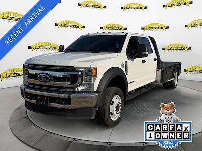 Used 2022 Ford F-550 Crew Cab Flatbed Truck for sale #NEF90501 - photo 1