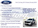 New 2025 Ford F-150 Lariat SuperCrew Cab 4WD Pickup for sale #SFC06725 - photo 25