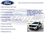 New 2025 Ford F-150 Lariat SuperCrew Cab 4WD Pickup for sale #SFC06725 - photo 30