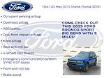 New 2025 Ford Bronco Sport Big Bend 4WD SUV for sale #SRF55694 - photo 25