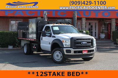2012 Ford F-550 Regular Cab DRW 4x2 Flatbed Truck for sale #46509A - photo 1