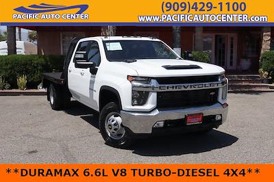 2022 Chevrolet Silverado 3500 Crew Cab DRW 4x4 Flatbed Truck for sale #57209 - photo 1