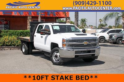 2017 Chevrolet Silverado 3500 Crew Cab DRW 4x2 Flatbed Truck for sale #57618 - photo 1