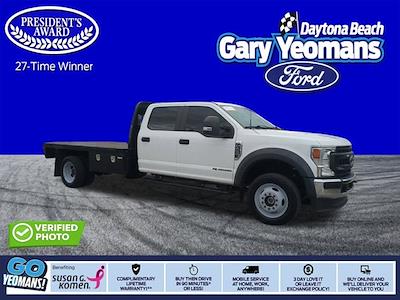 Used 2021 Ford F-450 Crew Cab Flatbed Truck for sale #FT0108A - photo 1