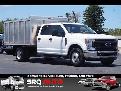 Used 2021 Ford F-350 10' Aluminum Dump Crew Cab 4x2 Landscape Dump for sale #B084 - photo 1