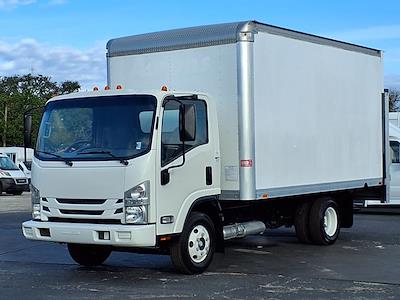 Used 2018 Isuzu NPR Regular Cab 14' Complete Box Truck with Liftgate for sale #C245 - photo 1