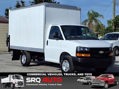 Used 2019 Chevrolet Express 3500 12' Box Van with Liftgate for sale #D155 - photo 1
