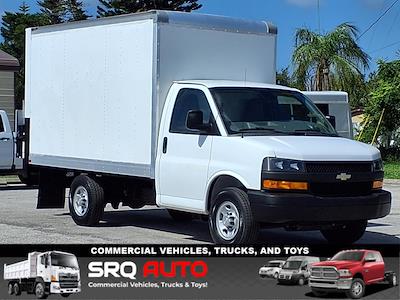 Used 2020 Chevrolet Express 3500 12' Box Van with Liftgate for sale #D189 - photo 1