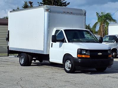 Used 2017 Chevrolet Express 3500 14' Box Van with Liftgate for sale #D205 - photo 1