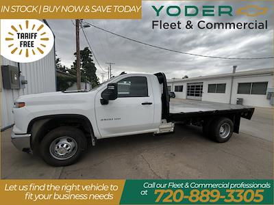 2025 Chevrolet Silverado 3500 Regular Cab 4WD Flatbed Truck for sale #F0307 - photo 1