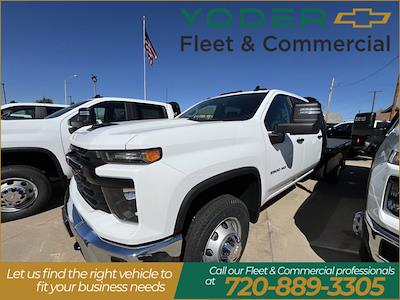 2025 Chevrolet Silverado 3500 Crew Cab DRW 4WD Flatbed Truck for sale #F0342 - photo 1