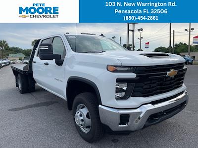 New 2025 Chevrolet Silverado 3500 Work Truck Crew Cab 4WD Flatbed Truck for sale #F162154 - photo 1
