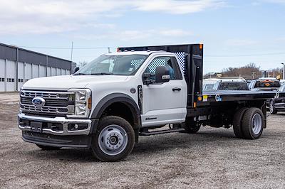 2024 Ford F-450 Regular Cab DRW 4x4, Monroe Truck Equipment Versa-Line Platform Body Flatbed Truck for sale #FP130 - photo 1