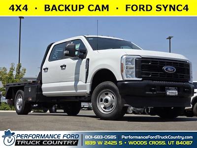 2024 Ford F-350 Crew Cab SRW 4WD, Bedrock Diamond Series Flatbed Truck for sale #42REC53821 - photo 1