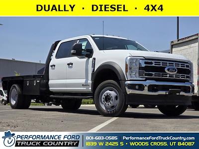 New 2025 Ford F-550 XL Crew Cab 4WD 11' 4" CM Truck Beds Steel Flatbed Truck for sale #42SED24233 - photo 1