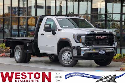 2025 GMC Sierra 3500 Regular Cab 4WD, Knapheide PGTB Utility Gooseneck Flatbed Truck for sale #GD0123 - photo 1