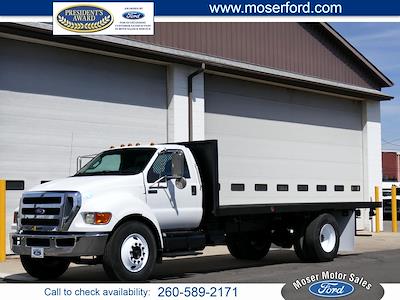 Used 2012 Ford F-650 Flat Bed Regular Cab 4x2 Western Truck Equipment Flatbed Truck for sale #UH461 - photo 1