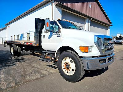Used 2015 Ford F-750 Flatbed w/liftgate Regular Cab 4x2 Flatbed Truck for sale #UH600 - photo 1