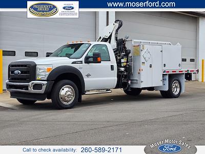 2011 Ford F-550 Regular Cab DRW 4x4, Signature Equipment Flatbed Truck for sale #UH663 - photo 1