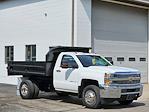 2015 Chevrolet Silverado 3500 Regular Cab DRW 4x4 Monroe Custom Utility Bodies Inc Dump Truck for sale #UH720A - photo 5