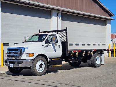 Used 2012 Ford F-750 XLT Regular Cab Steel Flatbed Truck for sale #UH797 - photo 2