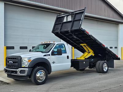 2016 Ford F-550 Regular Cab DRW 4x4 Knapheide Flatbed Dump Truck for sale #UH805 - photo 2