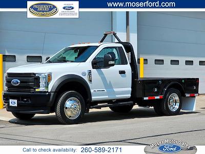 Used 2018 Ford F-550 XL Regular Cab 4x4 Knapheide Steel Flatbed Truck for sale #UH830 - photo 1
